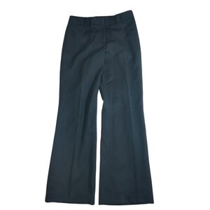 J. Crew Black Vintage Wool Original Fit Wide Leg Trousers 8